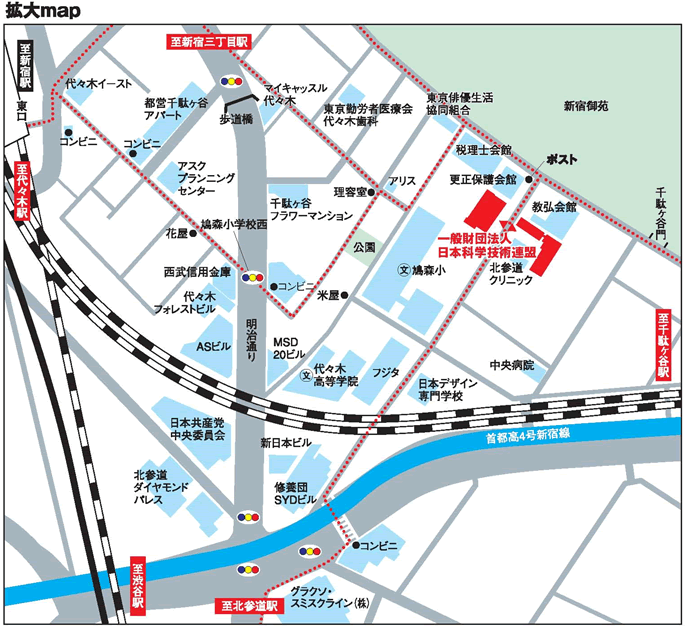 会場付近略図